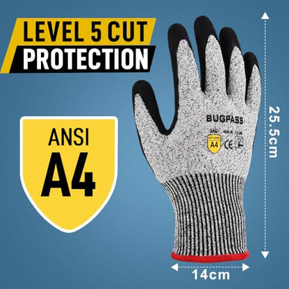 12 pairs ANSI A4 curt resistant gloves