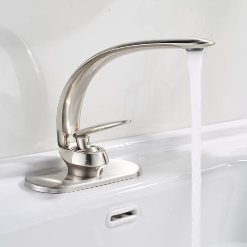Black Gold Single Hole Brass Bathroom Sink Faucets