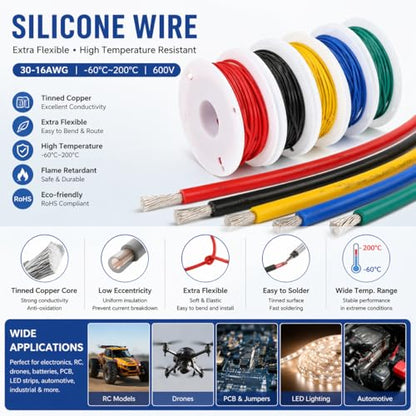 30 AWG Silicone Wire Kit
