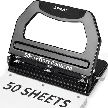 HP18 3 Hole Punch Heavy Duty (Black)