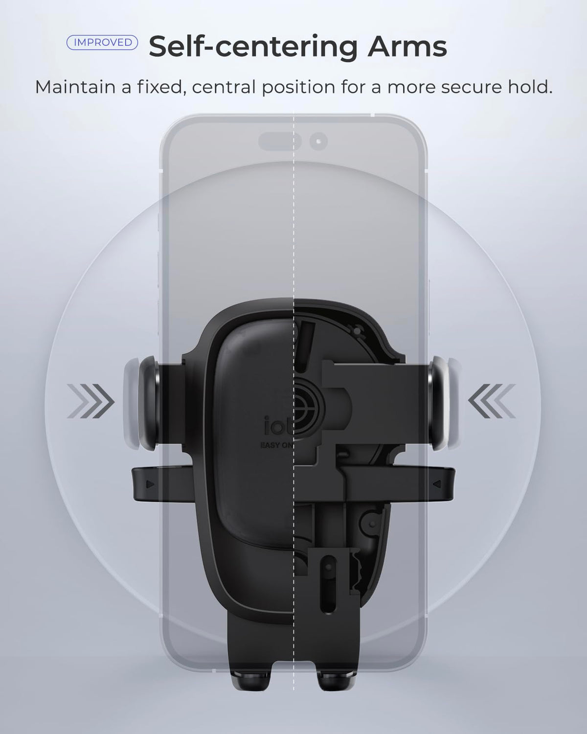 Easy One Touch Advanced Air Vent Car Mount for Smartphone iPhone 18 (Advanced)