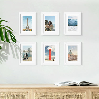 5x7 Picture Frame Set of 2 (White / 5x7)