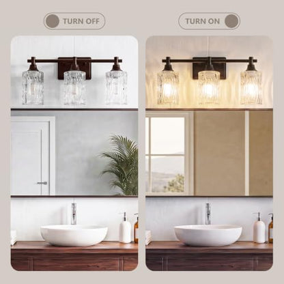 Modern 3 Light Bathroom Light Fixtures (Oil-Rubbed Bronze / 3-light)
