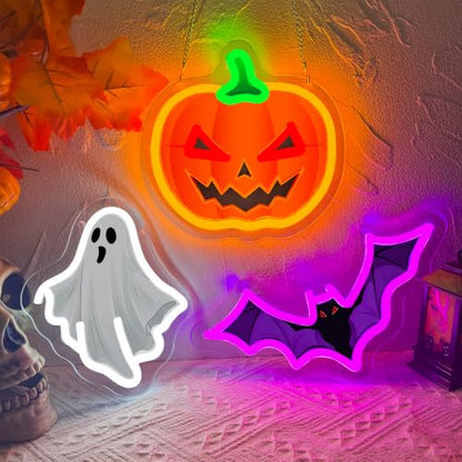 3Pcs Fall Thanksgiving Neon Signs