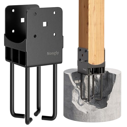 Concrete Post Base with Air Flow Channel Concrete Post