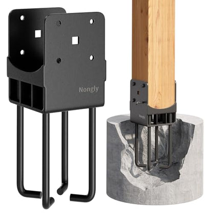 Concrete Post Base with Air Flow Channel Concrete Post