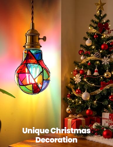 Stained Glass Light Bulb