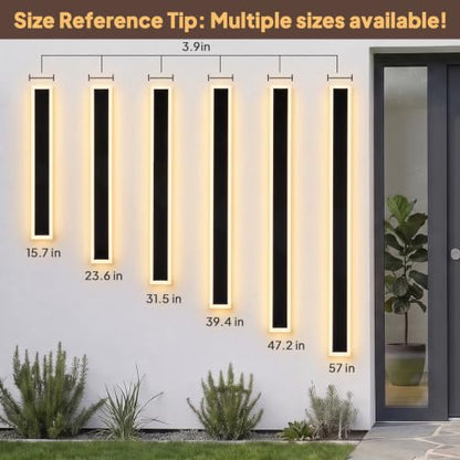 2 Pack Led Outdoor Wall Light