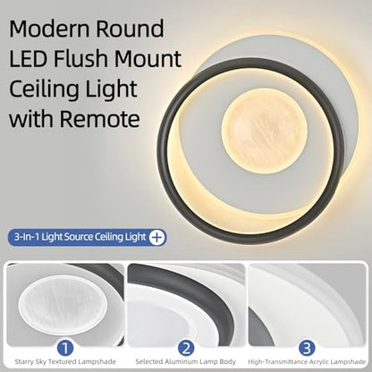 Modern LED Ceiling Light with Remote Control
