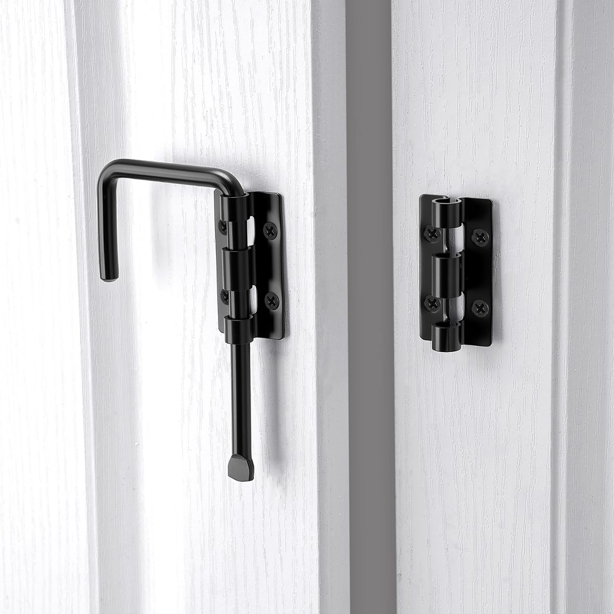 Black Multi Angle Sliding Door Loop Lock (Black)