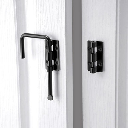 Black Multi Angle Sliding Door Loop Lock (Black)