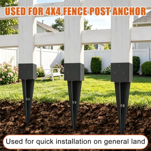 4x4 Fence Post Anchor Ground Spike