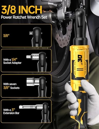 3 8 Inch Cordless Ratchet Wrench