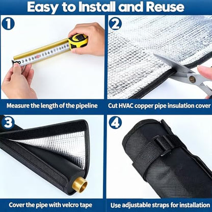 5 Layers HVAC Copper Pipe Insulation Cover
