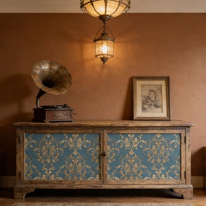 Vintage Damask Peel and Stick Wallpaper