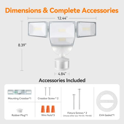 85W 10000LM Motion Sensor Outdoor Lights