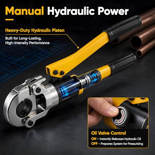 Copper Pipe Crimping Tool with 1