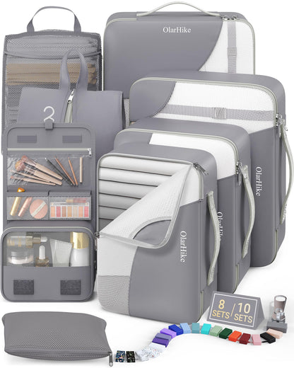 Packing Cubes for Travel (04 Gray)