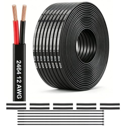 12 14 16 18 Gauge Wire 2 Conductor Copper Clad Aluminum