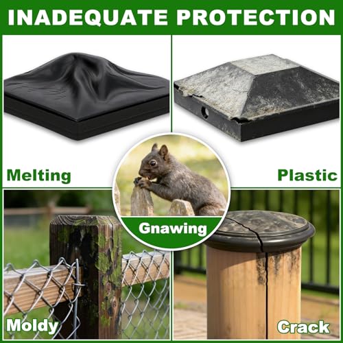 Heavy Duty Aluminum Pyramid Post Caps Cover