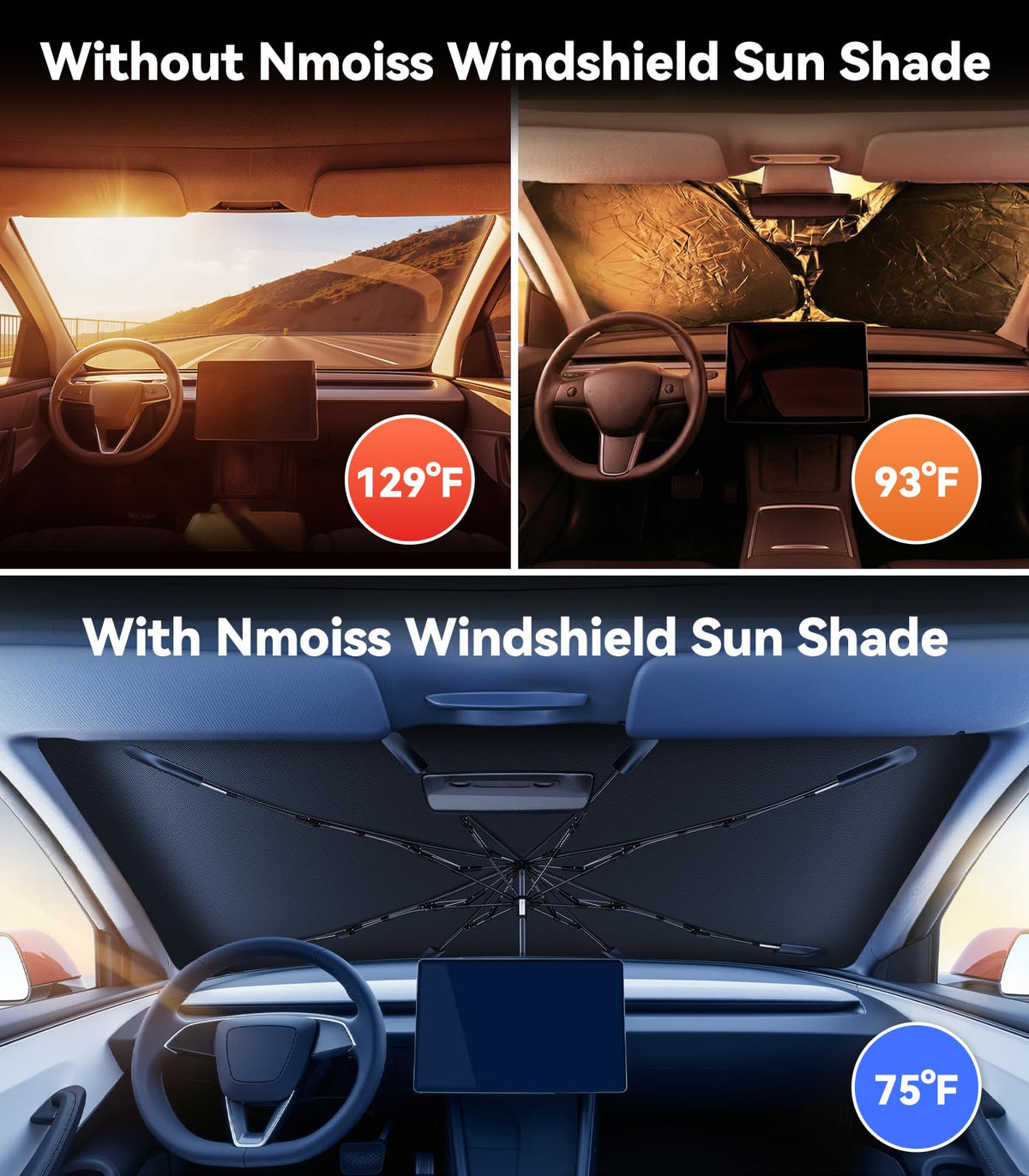 Windshield Sun Shade Umbrella for Honda Accord