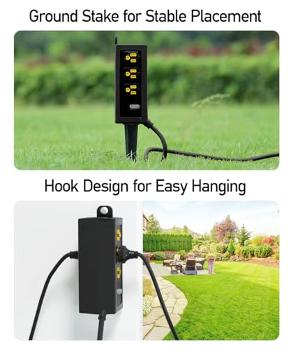 Outdoor Power Strip Weatherproof