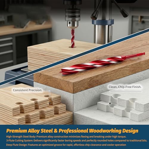 3 Cutter Edge Wood Auger Drill Bit