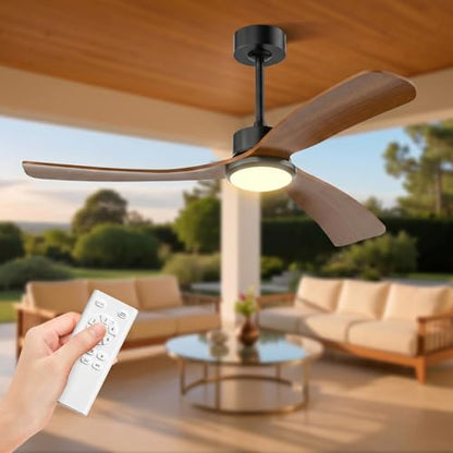 Ceiling Fan and Remote Control Outdoor Ceiling Fan