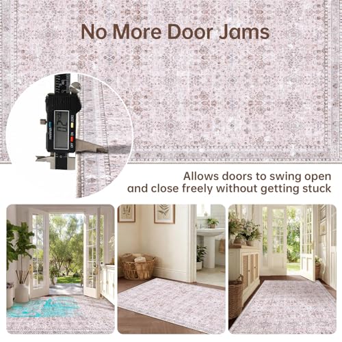 3x5 Area Rugs (Pink / 3' x 5' (Rectangular))