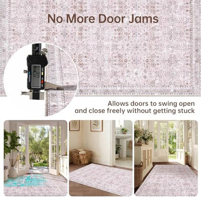 3x5 Area Rugs (Pink / 3' x 5' (Rectangular))