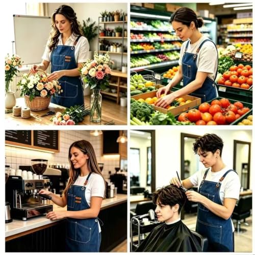 Canvas Tool Apron (Dark Blue)