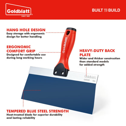 10" Blue Steel Drywall Taping Knife (10")