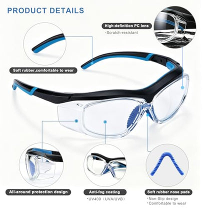 Scratch Resistant Safety Goggles Anti