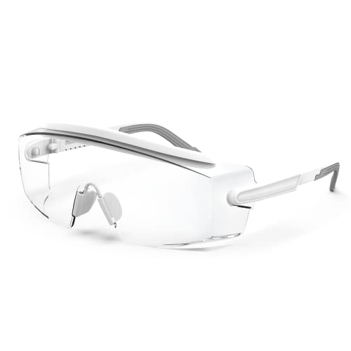Anti fog Safety Glasses Over Glasses (White)