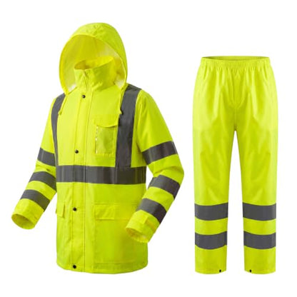 Hi Vis Rain Suit