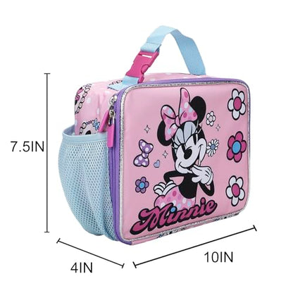 Disney Minnie Mouse Classic Insulated Character Lunchbox (Minnie Mouse Classic Pink)