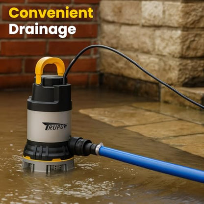 1 HP Sump Pump 4000 GPH Clean