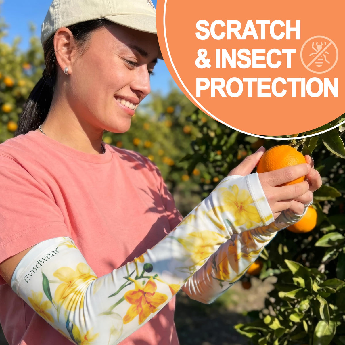 Gardening Sleeves (XX-Large / Yellow Freesia)