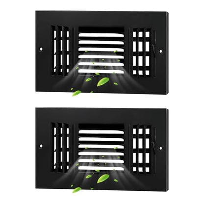 Ceiling Air Vent Cover Black
