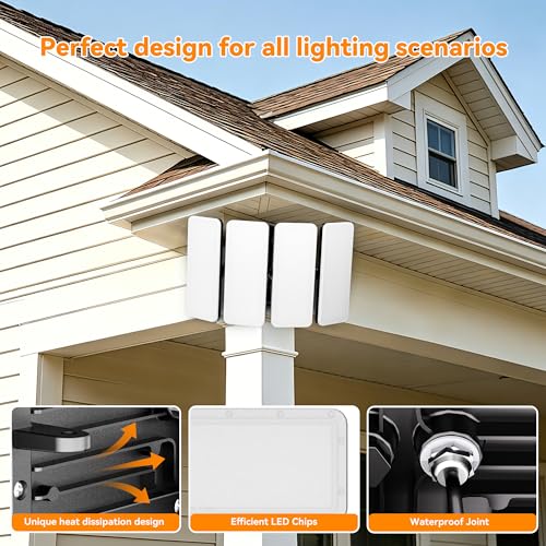 400W LED Flood Lights Outdoor (Black / 400 Watt)