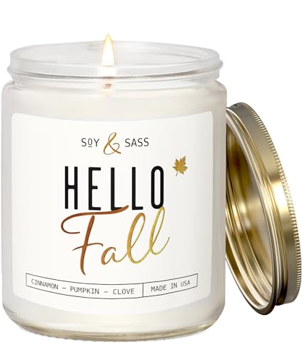 Fall Candles and Christmas Candles