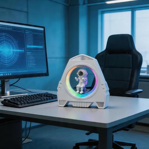 Magnetic Levitation Astronaut Decor (Monochromatic Light)