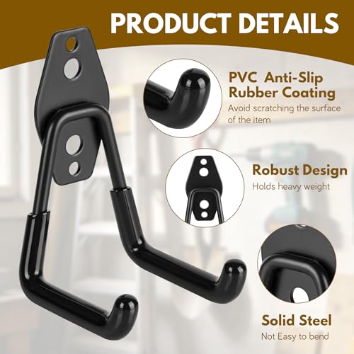 12 Pack Heavy Duty Garage Hooks
