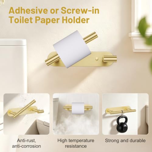 Toilet Paper Holder Self Adhesive or Screw Toilet Roll Holder