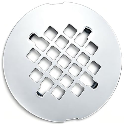 4-1/4 inch snap-on Round Shower Drain Cover, high-end Shower Drain Filter, Solid Square Drain Grille Filter