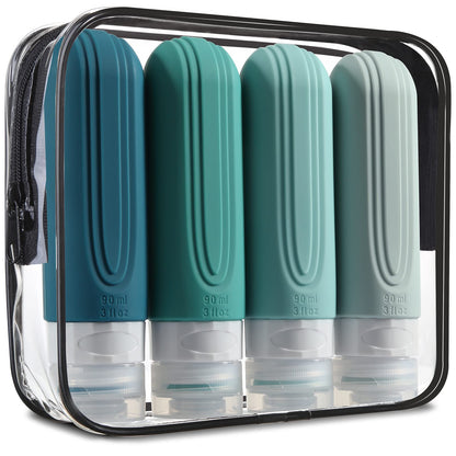 Travel Bottles for Toiletries (Mint-3oz)