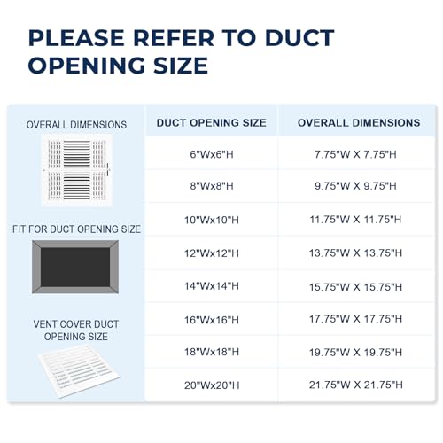 Air Vent Cover for Wall or Ceiling