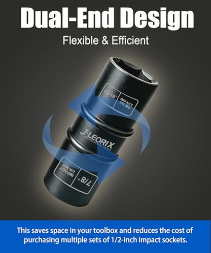 5PCS Flip Impact Socket Set
