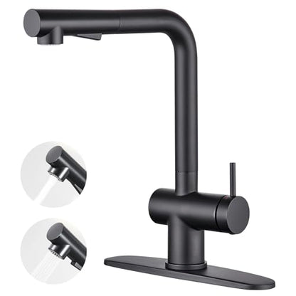 Kitchen Faucet with Pull Down Sprayer Bar Faucets Single Hole
