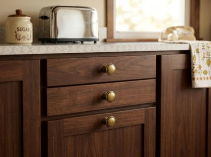 6 Pack Cabinet Knobs Drawer Knobs Solid Zinc Alloy Kitchen Hardware